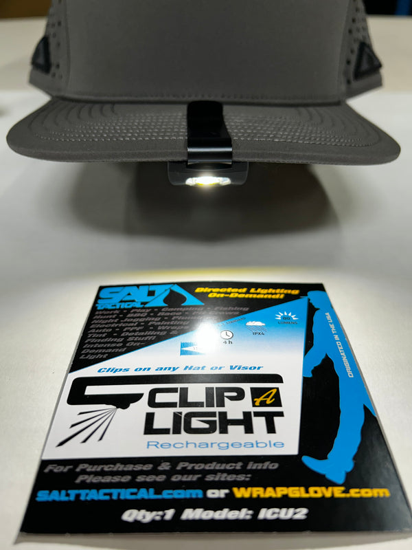 ClipALight - Adapts to All Hats & Visors